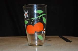 Vtg Handpainted Oranges & Blossom Juice Picture  