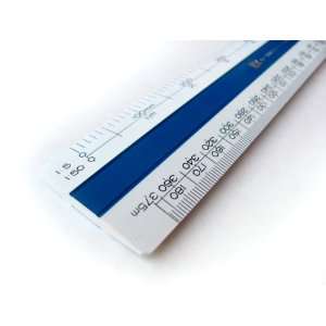  Professional Metric 15cm 6 Plastic Flat (Oval) Scale Ruler 