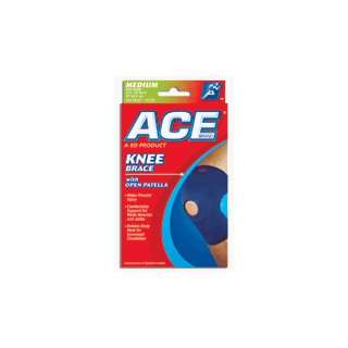 Ace Neoprene Knee Brace With Open Patella, Medium, 1S 