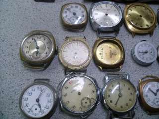 large job lot of mid 20th century watches, spares or repairs.  