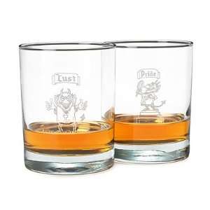 The 7 Deadly Sins Glasses   Set of 7 