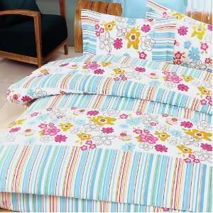  Blancho Bedding   [Blooming Flowers] Luxury 5PC Comforter 