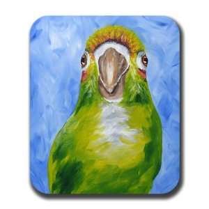  Green Cheek Conure Bird Parrot Art Mouse Pad Everything 
