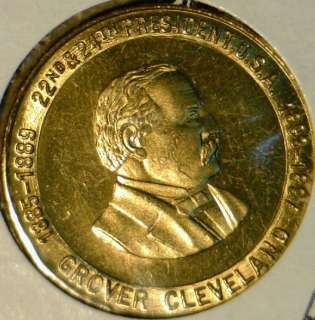 Grover Cleveland MINT Commemorative Version #2 Bronze Medal   Token 