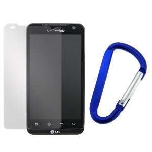   Film Guard + Blue Universal Belt Clip for Verizon LG Revolution VS910