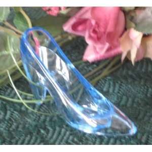  Cinderella Blue High Heel Plastic Slipper  Set of 12 