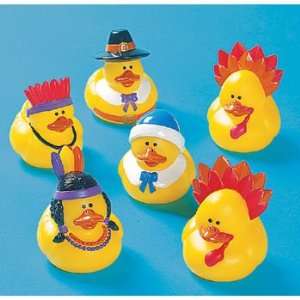    Vinyl Thanksgiving Rubber Duck (12 per package) Toys & Games