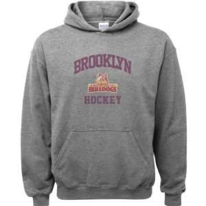 Brooklyn College Bulldogs Sport Grey Youth Varsity Washed Hockey Arch 