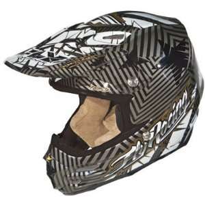  Fly Racing Formula MX Helmet Clash Black/White X large 