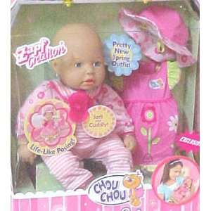  Zapf Creation Spring Baby Chou Chou Doll with Extra Outfit 