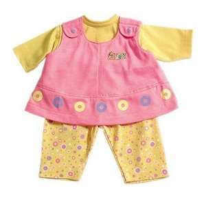  Clothing for 17 or 19 CHOU CHOU Dolls   Pink and Yellow 