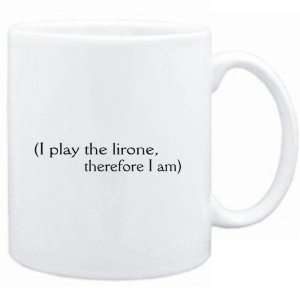  Mug White  i play the Lirone, therefore I am 