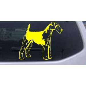  Airedale Terrier Animals Car Window Wall Laptop Decal 