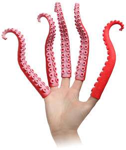 FINGER TENTACLES Latex Mask Gag Gifts HALLOWEEN COSTUME  