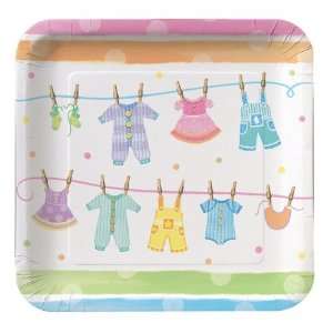  Baby Clothes 9 Plates Toys & Games