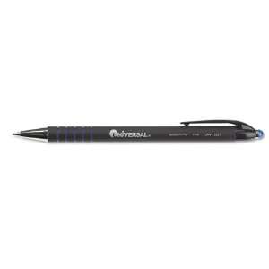  Products   Universal   Comfort Grip Ballpoint Retractable Pen, Blue 