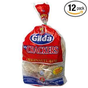 Gilda Crackers, 12 Ounce Bags (Pack of 12)  Grocery 