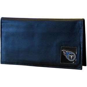 Tennessee Titans Executive Leather Checkbook Cover in a Tin   NFL 