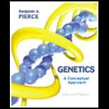 Genetics  Conceptual Approach   With CD 2ND Edition, Benjamin Pierce 