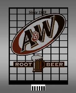 Miller Animated Billboard Sign A&W Root Beer N HO #3062 NEW  