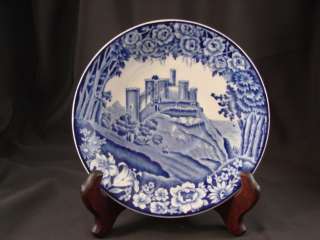 Enoch Woods Castles _ Wood & Sons Blue and White Transferware Saucer 