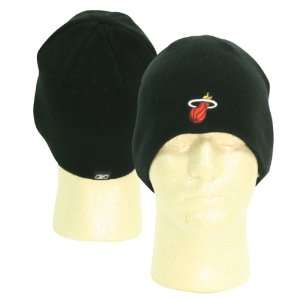 Miami Heat Classic Winter Knit Beanie Hat   Black  Sports 