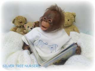REBORN Monkey BINKI ORANGUTAN by Denise Pratt VINYL DOLL KIT Adorable 