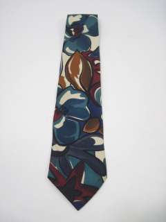 TED LAPIDUS Mens Silk Floral Print Neck Tie  