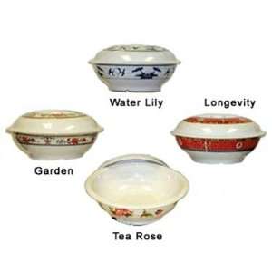 Water Lily Dynasty Series 11 Party Bowl w/Lid   94 oz Rim Full (1 