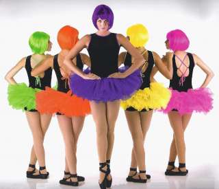 TECHNO COLOR Flourescent Ballet Tutu Dance Costume CHOOSE Sz /Color 