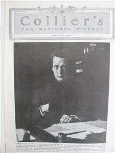 COMPLETE 1917 LEYENDECKER COLLIERS MAGAZINE AVIATOR WW 1  