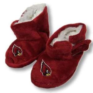 ARIZONA CARDINALS OFFICIAL LOGO BABY BOOTIE SLIPPERS 0 3 MOS  