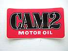 Vintage CAM2 Motor Oil Logo Sticker Decal
