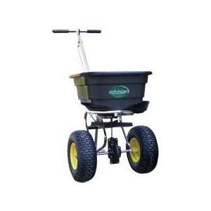 Spyker Broadcast Spreader with 55lb Poly Hopper and Stainless Steel 