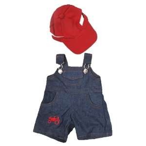  Farmer Outfit with Cap Outfit Teddy Bear Clothes Fit 14 