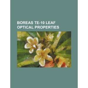  BOREAS TE 10 leaf optical properties (9781234495558) U.S 