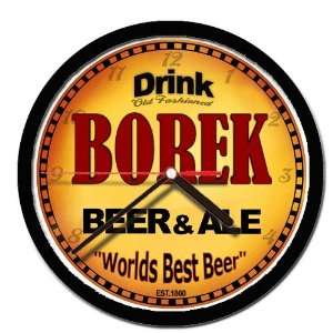  BOREK beer and ale cerveza wall clock 