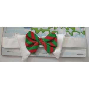  Candy Cane Bowtie Large Fits 18 to 24