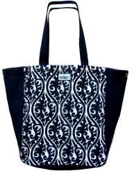   Midnight Topiary Eco friendly Recycled Tote Bag Made in the USA