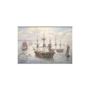  Spithead Anchorage Poster Print