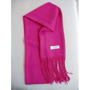   Cashmere Scarf Extra Long, Warm Fuchsia Color, 5 Days  Sale