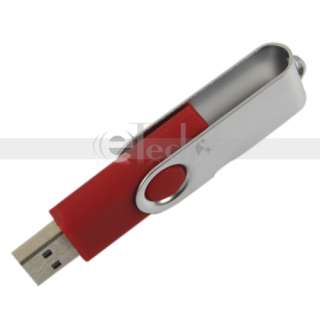 New 1GB 1G Red USB2.0 Flash Drive Swivel Design  