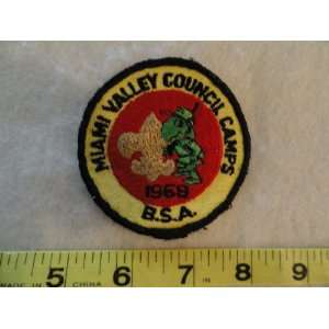    Miami Valley Council Camps   1969 Boy Scouts Patch 