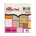 We R Memory Keepers 6 x 6 Paper Pad   36 sheets   Peep