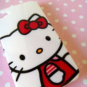  Hello Kitty Iphone 4 Classic Kitty on White Case with Free 