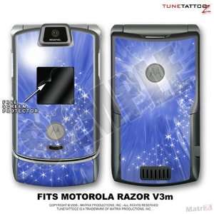  Razr V3 Stardust Blue Tattoo Skin for Motorola Razor by 