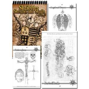   Skribbles, Sketches & Skulls Tattoo Sketches Volume 2 