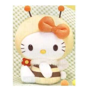  Sanrio Bee Hello Kitty 5.5 Plush Doll From Japan (Orange 