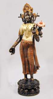 GREEN TARA STATUE 12 Buddhist Goddess Tibetan Buddhism Pagan Figure 