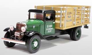 1934 Ford BB 157 Stake TRUCK Green124 Diecast Model  